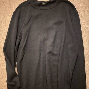 J. Crew Men's Black Crewneck Sweater